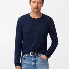 John Varvatos John Varvatos Brycen LS Broken Argyle Crew