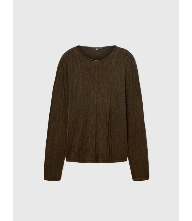 John Varvatos John Varvatos Brycen LS Broken Argyle Crew