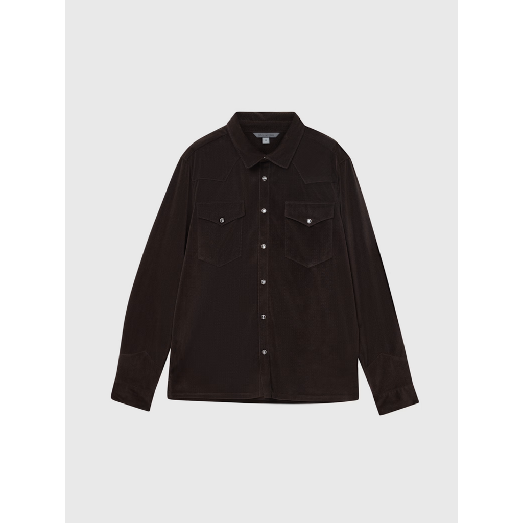 John Varvatos John Varvatos Andres LS Knit Snap Shirt