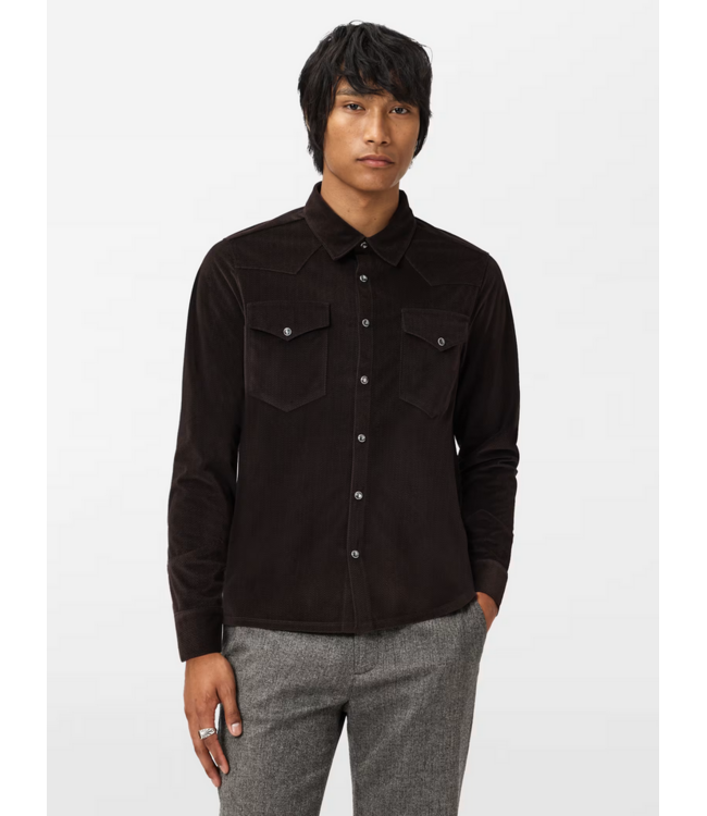John Varvatos John Varvatos Andres LS Knit Snap Shirt