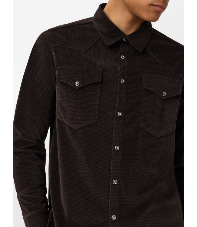 John Varvatos John Varvatos Andres LS Knit Snap Shirt