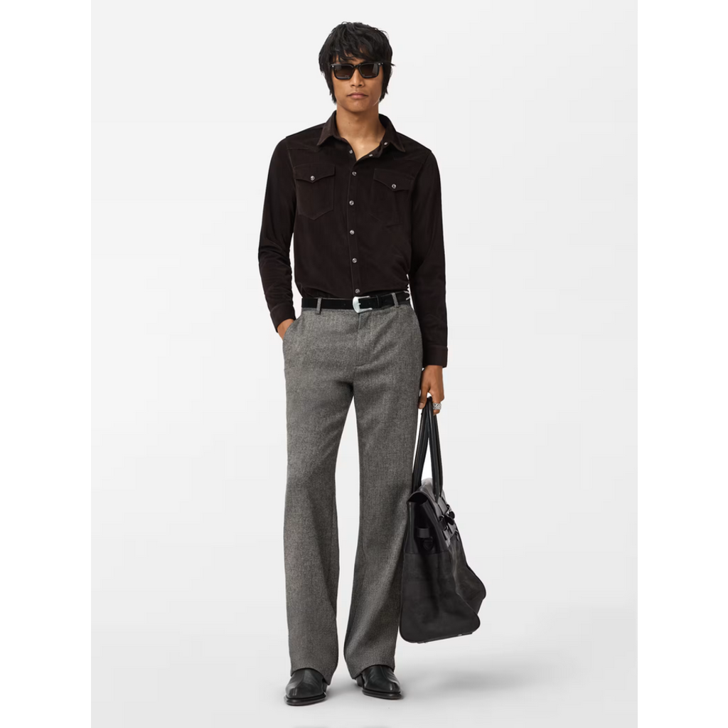 John Varvatos John Varvatos Andres LS Knit Snap Shirt