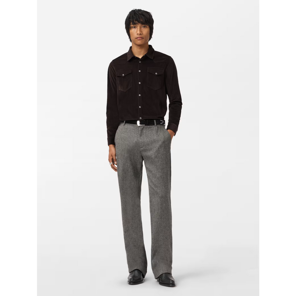 John Varvatos John Varvatos Andres LS Knit Snap Shirt