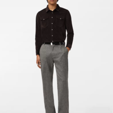 John Varvatos John Varvatos Andres LS Knit Snap Shirt