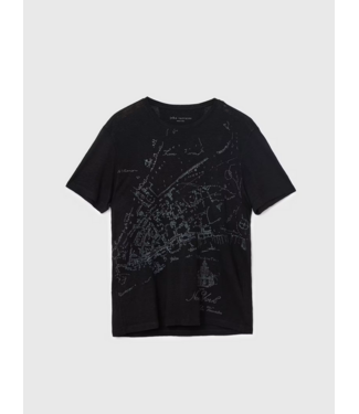 John Varvatos John Varvatos Embroider Map SS Tee