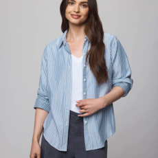 Ladies SPLENDID Splendid Kenna Stripe Button Down Shirt