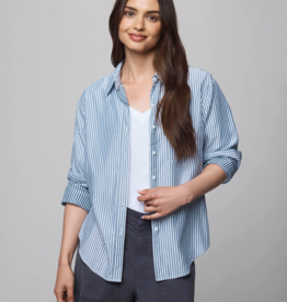 Ladies SPLENDID Splendid Kenna Stripe Button Down Shirt