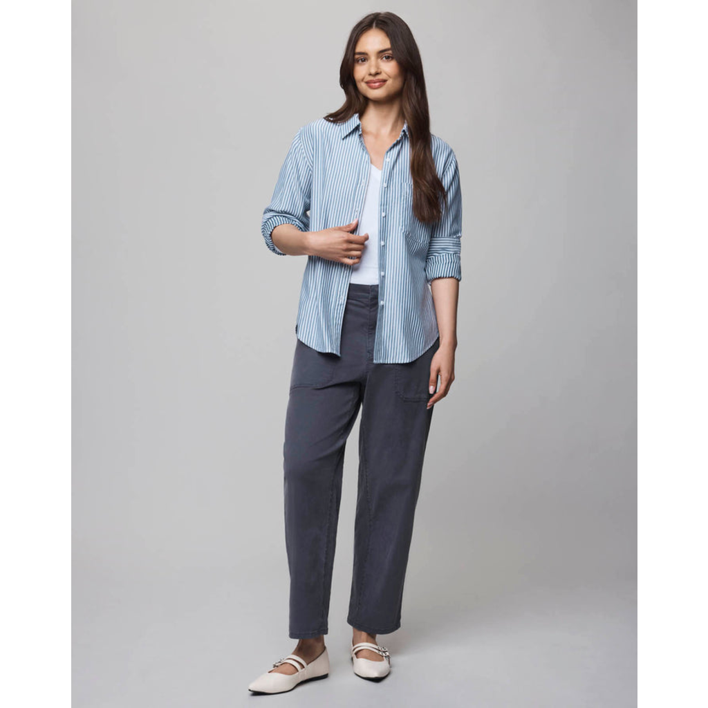 Ladies SPLENDID Splendid Kenna Stripe Button Down Shirt