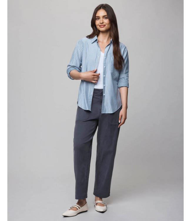 Ladies SPLENDID Splendid Kenna Stripe Button Down Shirt