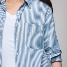 Ladies SPLENDID Splendid Kenna Stripe Button Down Shirt