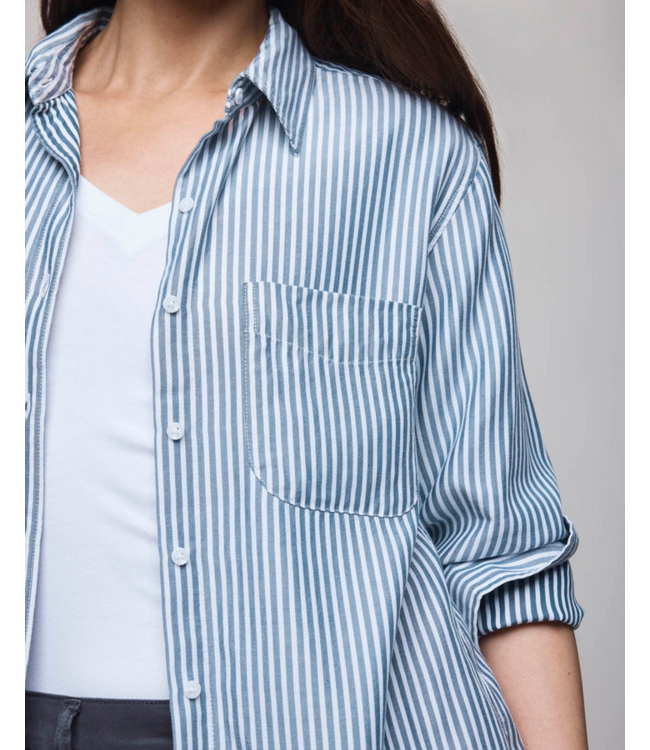 Ladies SPLENDID Splendid Kenna Stripe Button Down Shirt