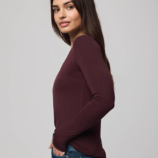 Ladies SPLENDID Splendid Bamboo LS Tee