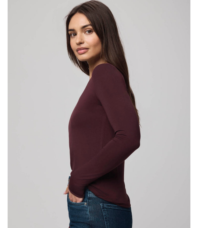 Ladies SPLENDID Splendid Bamboo LS Tee