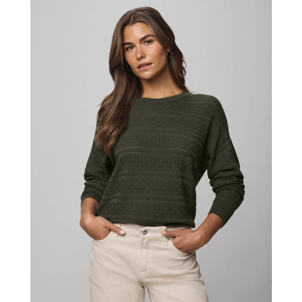 Ladies SPLENDID Splendid Pointelle Sweater