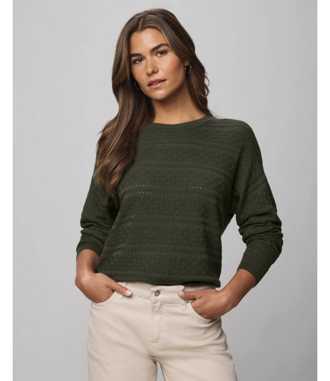 Ladies SPLENDID Splendid Pointelle Sweater