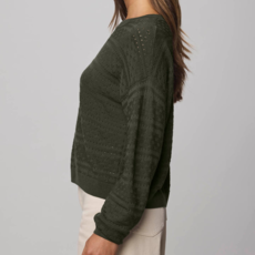 Ladies SPLENDID Splendid Pointelle Sweater