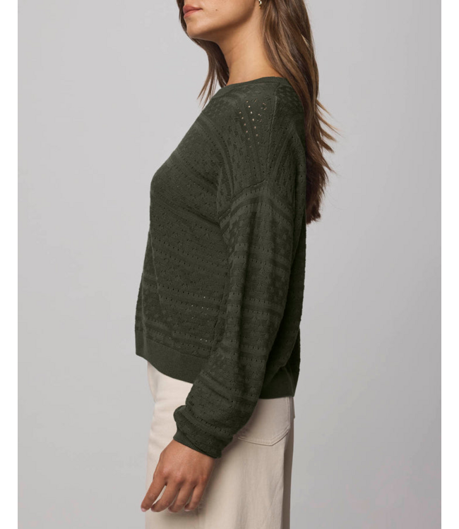 Ladies SPLENDID Splendid Pointelle Sweater