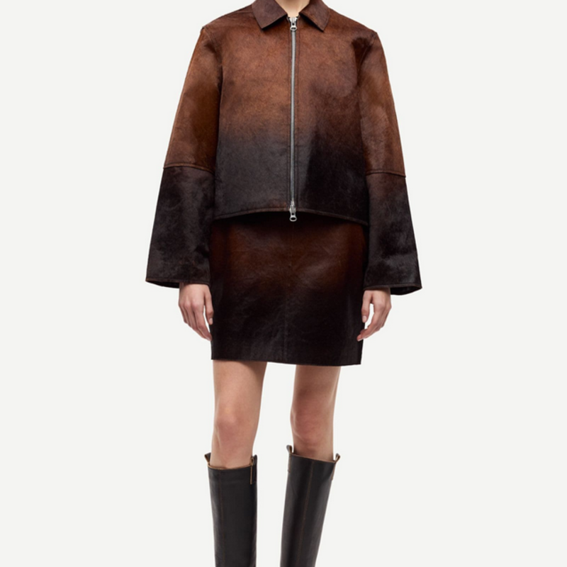 SAMSOE SAMSOE Lil Leather Skirt