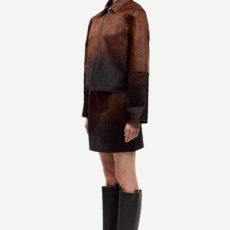 SAMSOE SAMSOE Lil Leather Skirt