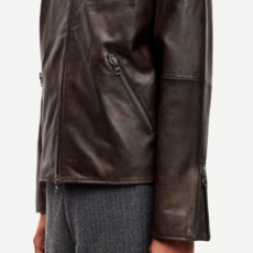 Samsoe Samsoe SAMSOE SAMSOE Cliff Leather Jacket
