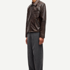 Samsoe Samsoe SAMSOE SAMSOE Cliff Leather Jacket