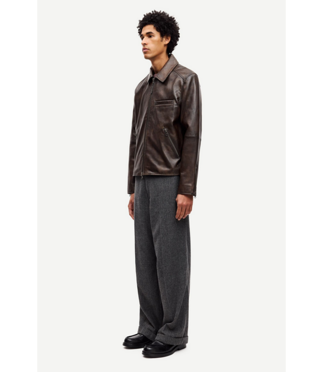 Samsoe Samsoe SAMSOE SAMSOE Cliff Leather Jacket