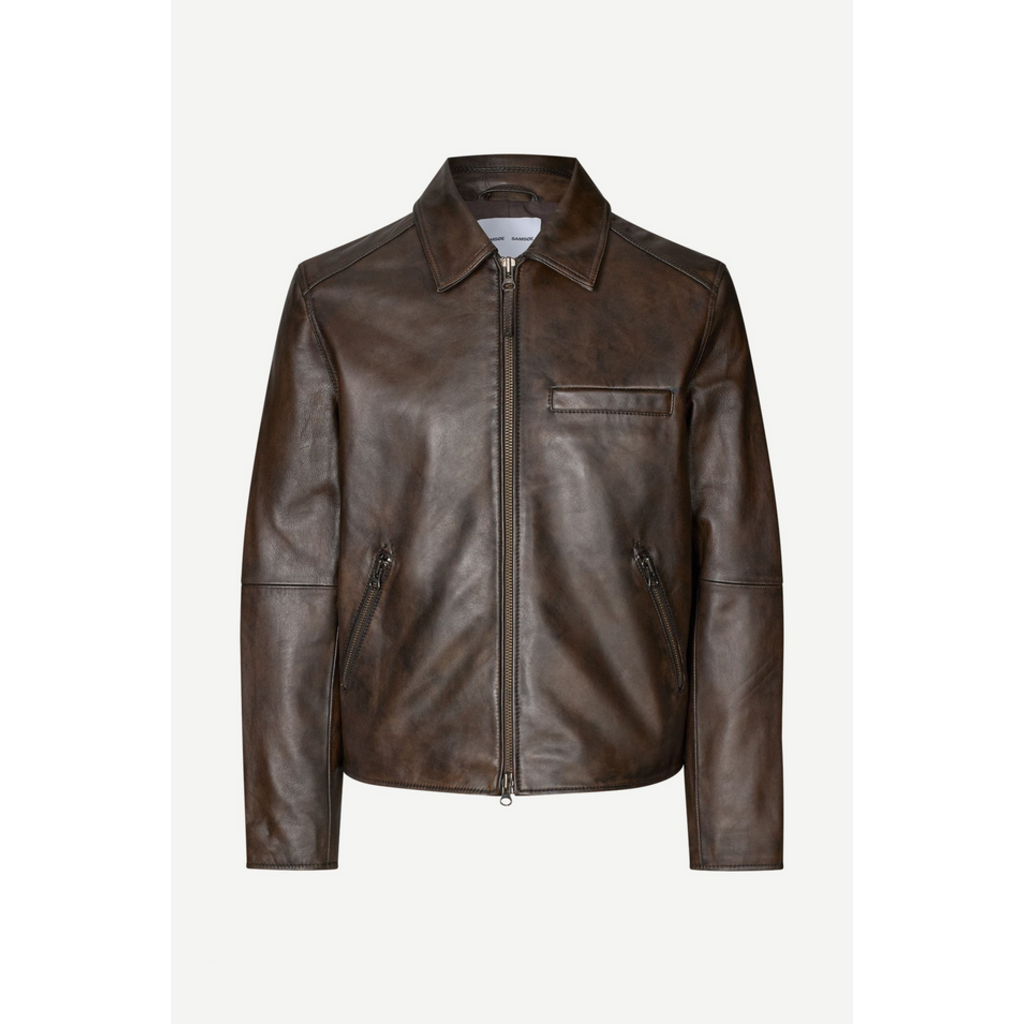 Samsoe Samsoe SAMSOE SAMSOE Cliff Leather Jacket