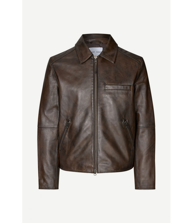 Samsoe Samsoe SAMSOE SAMSOE Cliff Leather Jacket