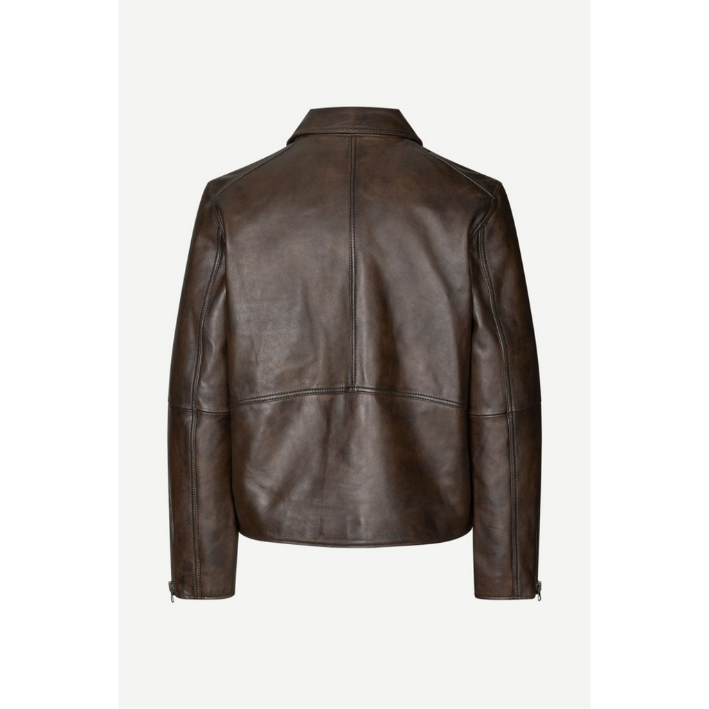 Samsoe Samsoe SAMSOE SAMSOE Cliff Leather Jacket