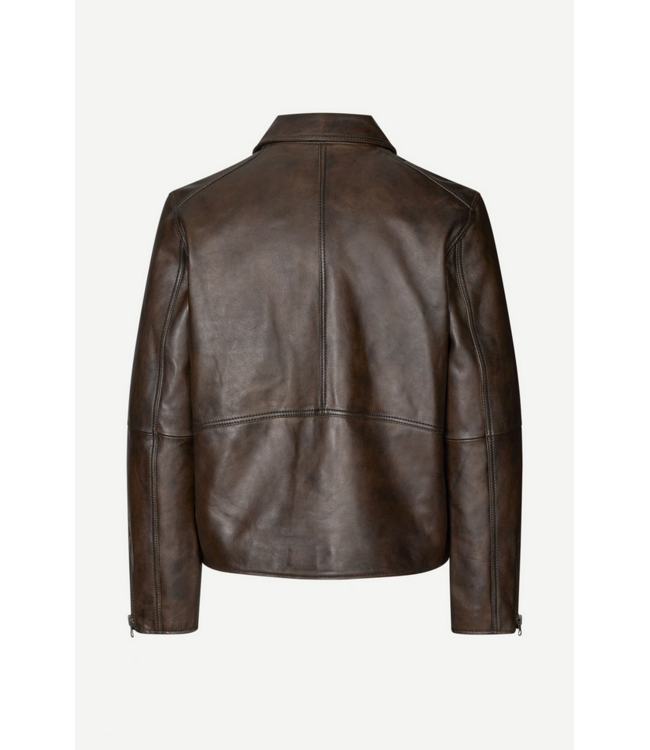 Samsoe Samsoe SAMSOE SAMSOE Cliff Leather Jacket