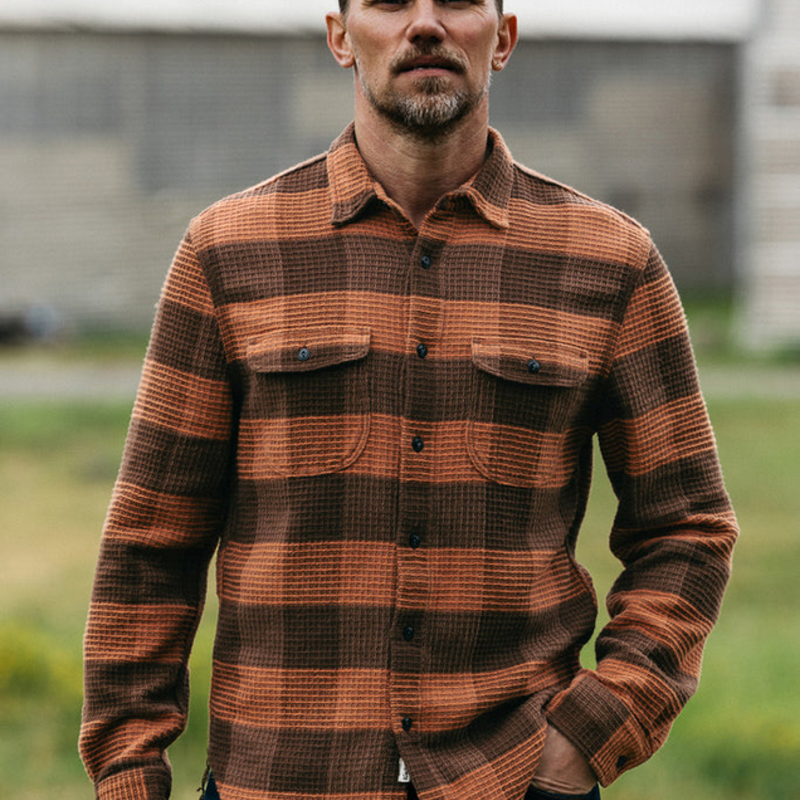 Kato KATO Brace Waffle Plaid LS