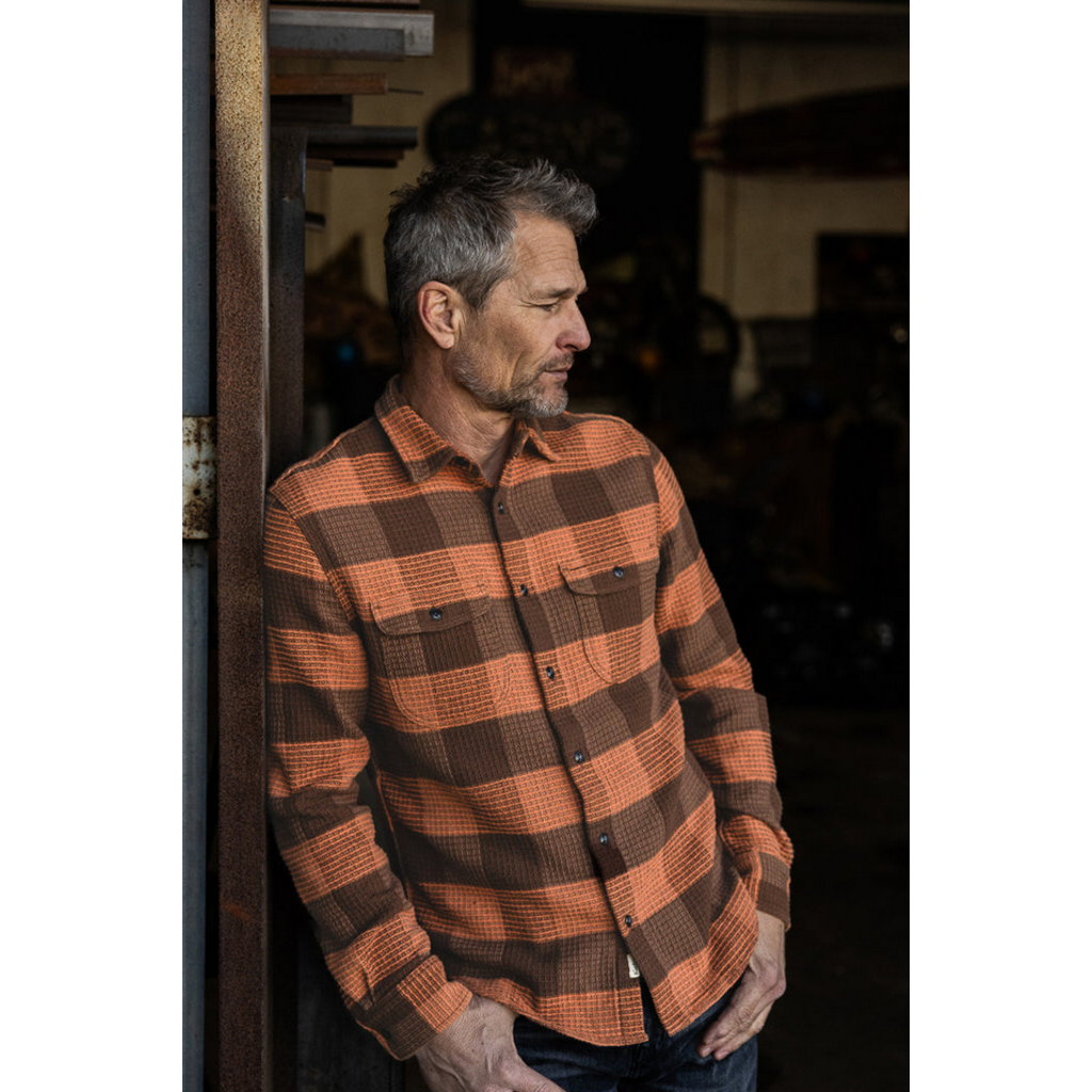 Kato KATO Brace Waffle Plaid LS