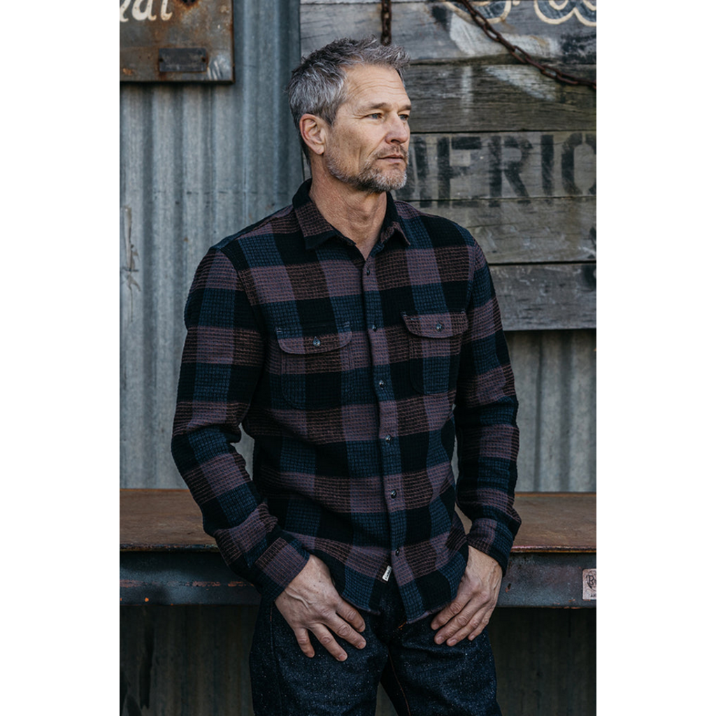 Kato KATO Brace Waffle Plaid LS