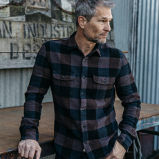 Kato KATO Brace Waffle Plaid LS