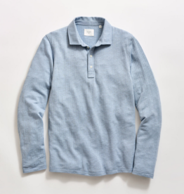 Billy Reid Billy Reid Herringbone LS Polo