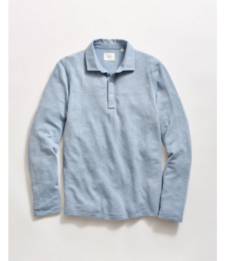 Billy Reid Billy Reid Herringbone LS Polo