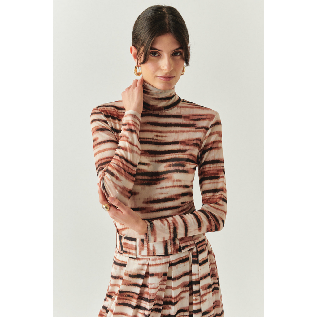 Ladies EXQUISE EXQUISE Cheyenne Mesh Top