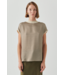 Ladies EXQUISE EXQUISE Penny Crew Cap Sleeve Top