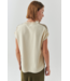 Ladies EXQUISE EXQUISE Penny Crew Cap Sleeve Top
