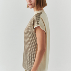 Ladies EXQUISE EXQUISE Penny Crew Cap Sleeve Top Ladies EXQUISE EXQUISE Penny Crew Cap Sleeve Top