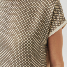 Ladies EXQUISE EXQUISE Penny Crew Cap Sleeve Top Ladies EXQUISE EXQUISE Penny Crew Cap Sleeve Top