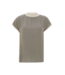 Ladies EXQUISE EXQUISE Penny Crew Cap Sleeve Top