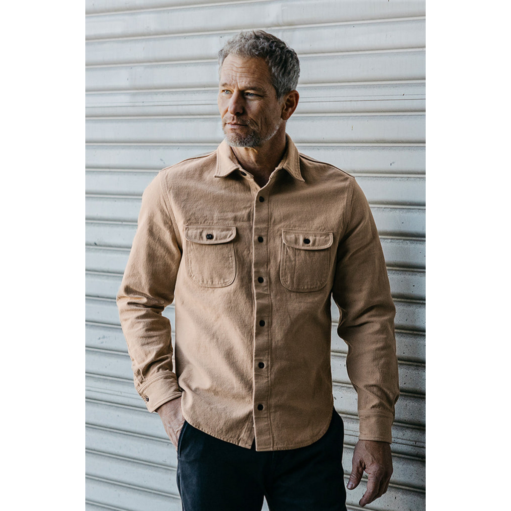 Kato KATO  Brace Vintage Sateen Shirt