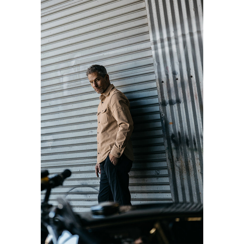 Kato KATO  Brace Vintage Sateen Shirt