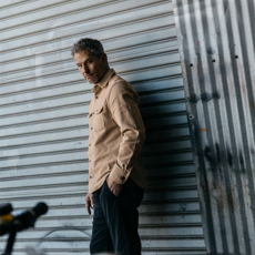 Kato KATO  Brace Vintage Sateen Shirt