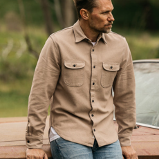 Kato KATO  Brace Vintage Sateen Shirt