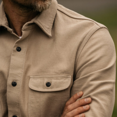 Kato KATO  Brace Vintage Sateen Shirt