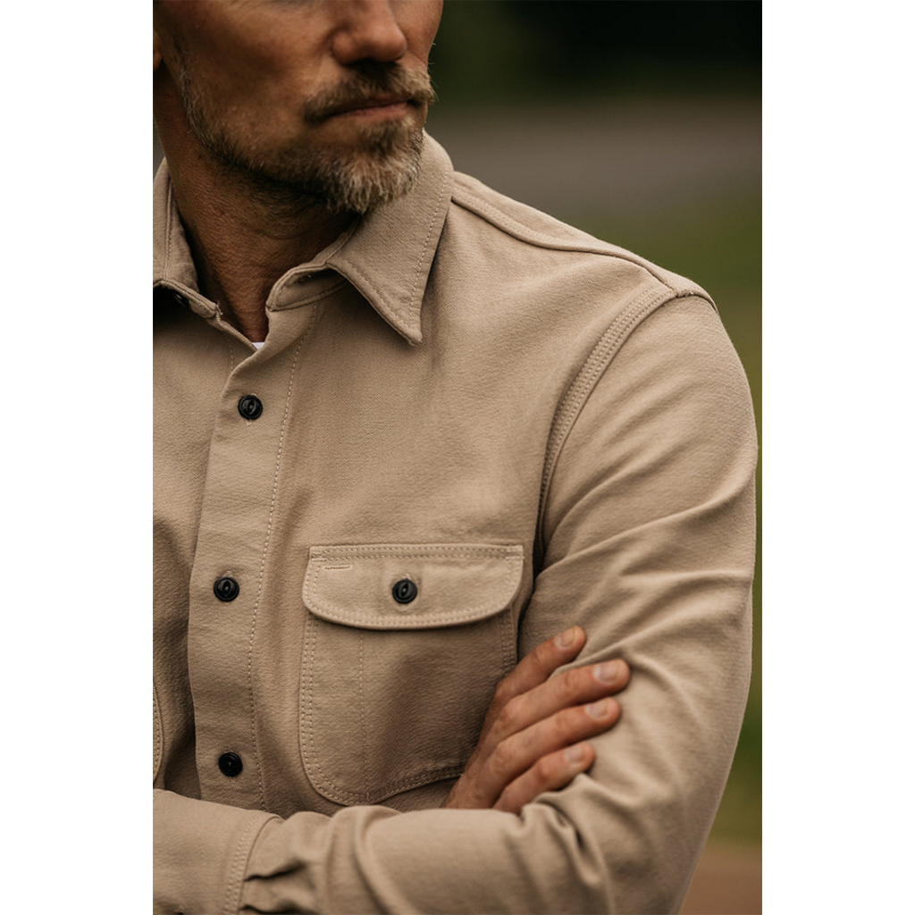 Kato KATO  Brace Vintage Sateen Shirt