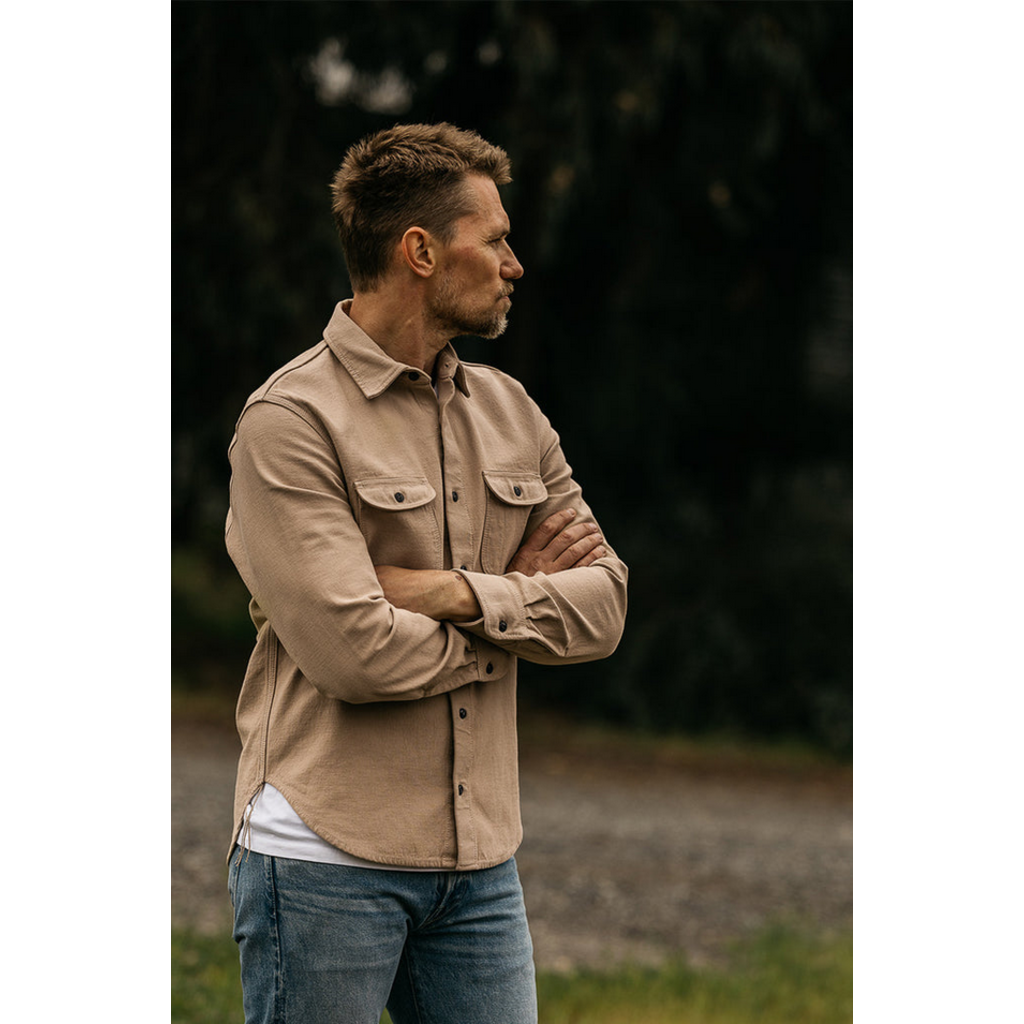 Kato KATO  Brace Vintage Sateen Shirt