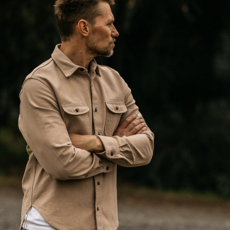 Kato KATO  Brace Vintage Sateen Shirt